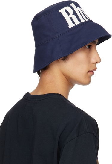 Шапка Rhude Logo Bucket Hat Тъмно синьо | RHPF25HA02747, 2