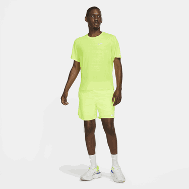 Тениска Nike Nike Dri-FIT Miler Men's Running T-Shirt Жълто | cu5992-702, 4