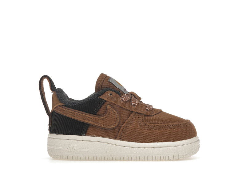 Кецове и обувки Nike Air Force 1 Low Carhartt WIP Кафяво | AV3527-200, 0