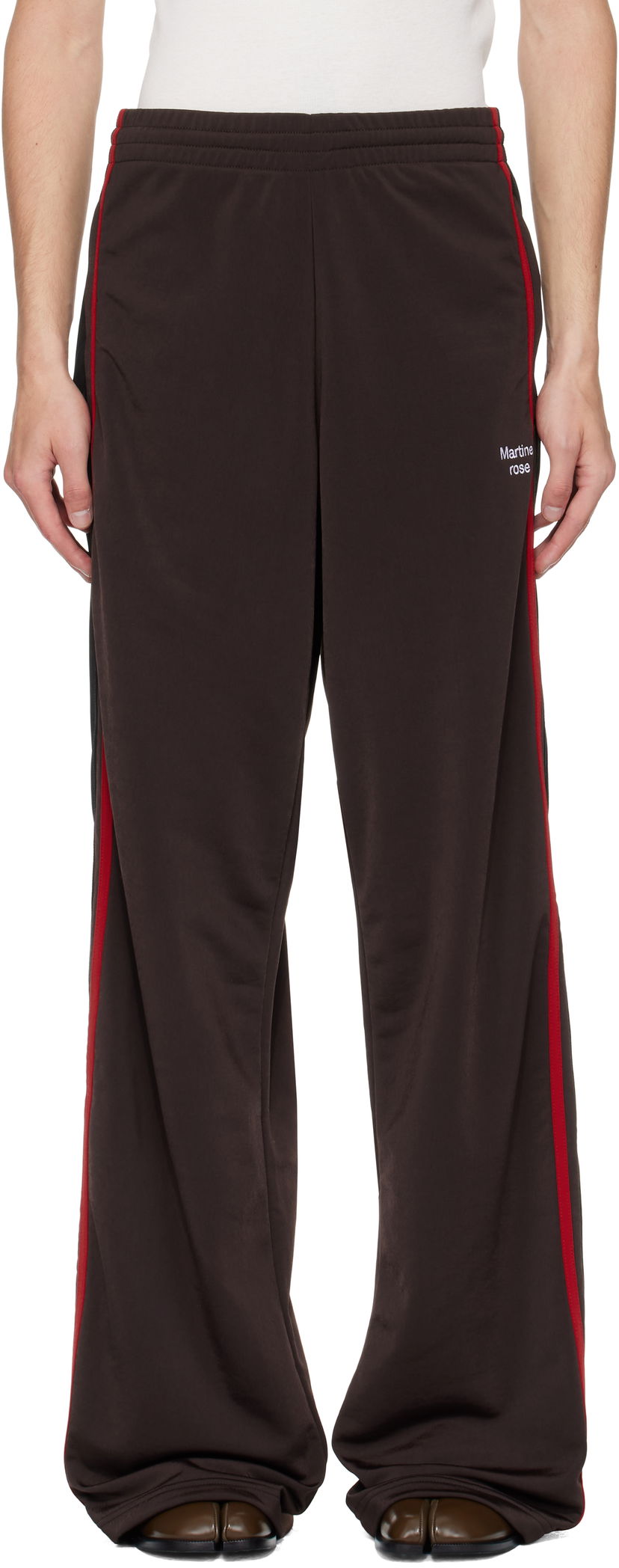 Спортни панталони Martine Rose Martine Rose Wide Leg Track Pants Кафяво | 167JT12722