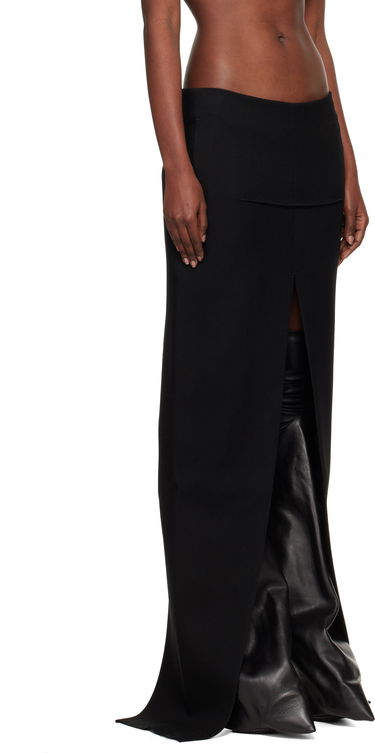 Пола Rick Owens Concordians Sliced Maxi Skirt Сиво | RO02E4387 WD, 4