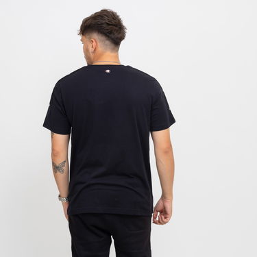 Тениска Champion Black Short Sleeve Graphic Tee Черно | 219097-KK001, 1