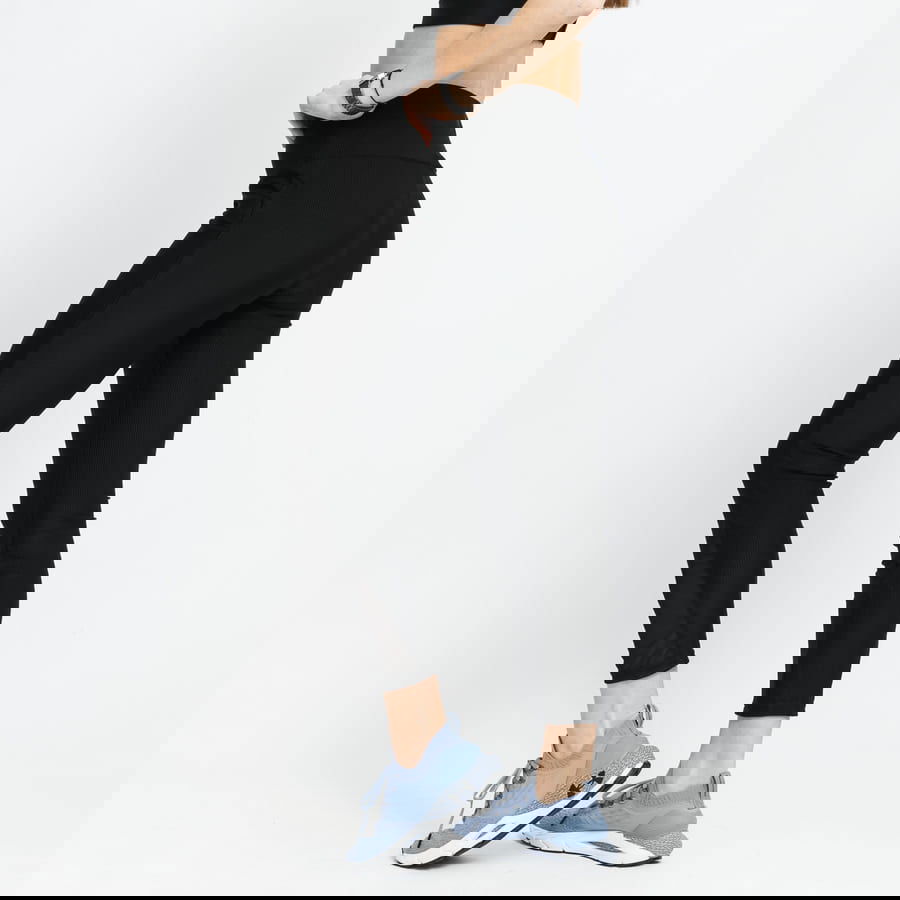 Клинове Urban Classics High Waist Shiny Rib Pedal Pusher Leggings Черно | TB4076 black, 0