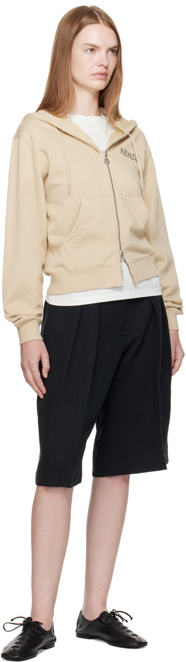 Суитчър KENZO Kenzo 'KENZO City' Zip-Up Hoodie Бежово | FF62HO2514MF, 3