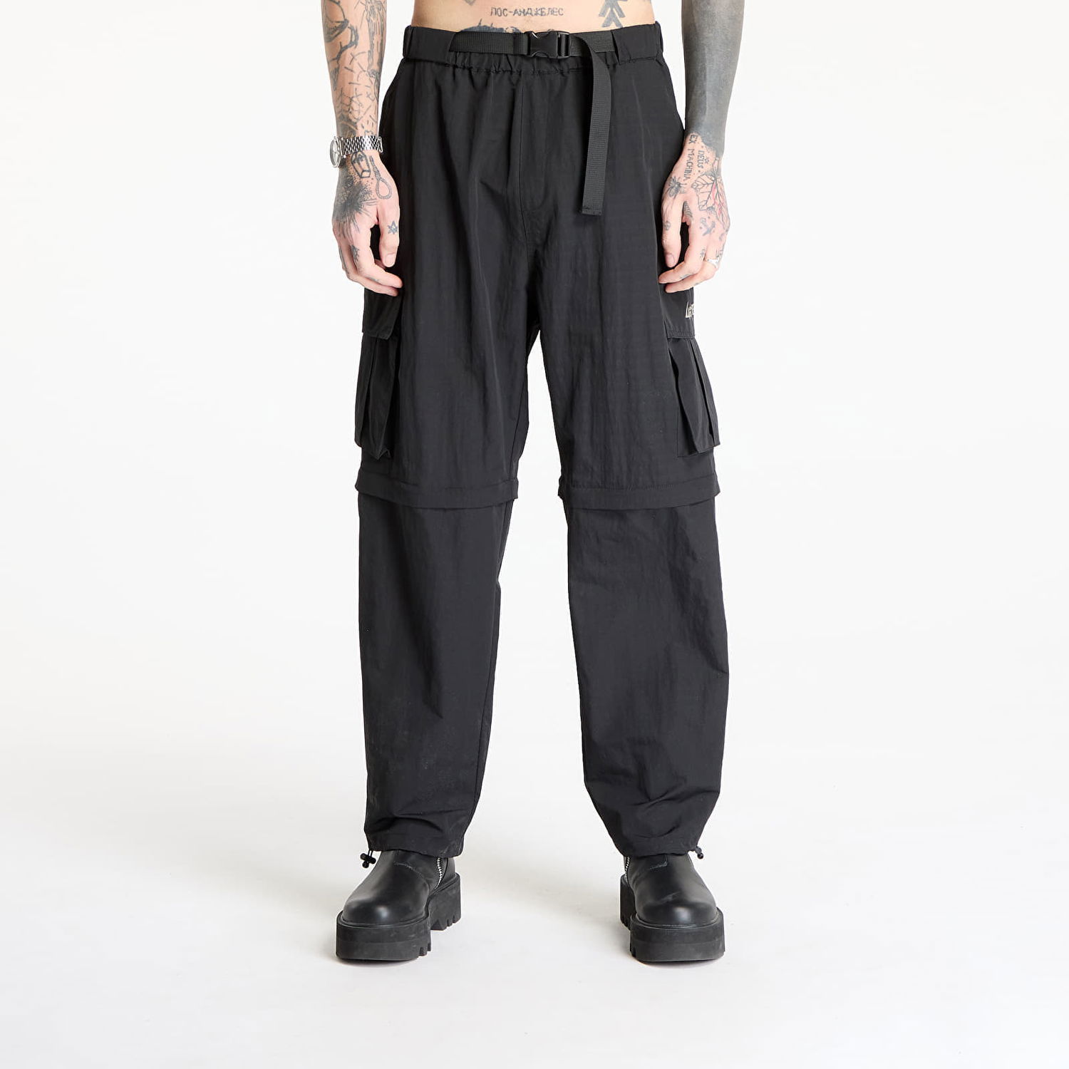 Карго панталони Wasted Paris Wasted Paris Blade Hunter Zip-Off Cargo Pants Черно | WP_000276, 0