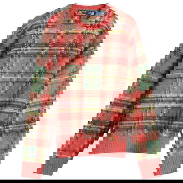 Пуловер Polo by Ralph Lauren Ralph Lauren Mohair Check Knit Jumper, Size Large Червено | 710978083001-Red, 0