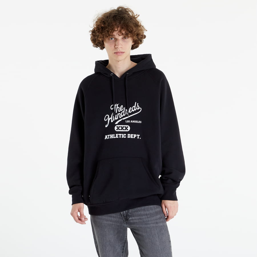 Суитчър THE HUNDREDS Athletica Pullover Hoodie Черно | T22P202010, 0