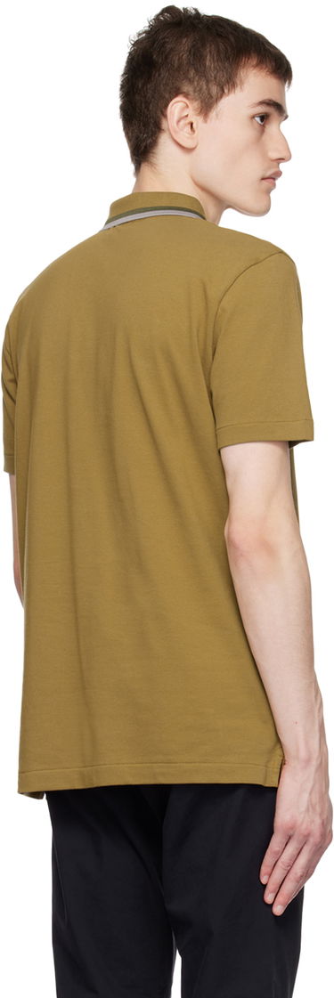 Поло тениска Paul Smith PS Paul Smith Half Zip Polo Кафяво | M2R-322Y-L21511-63, 2