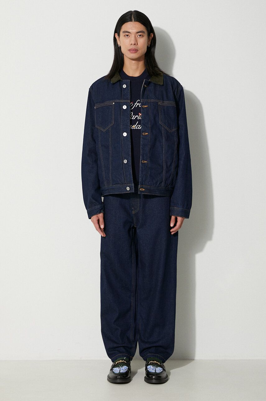 Яке Drôle de Monsieur Oversize Denim Jacket Синьо | C.JT137.CO084.NY, 1