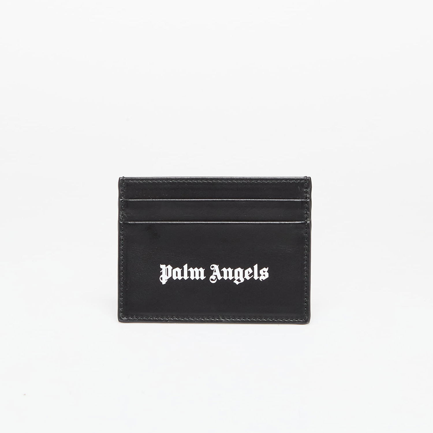 Портфейл Palm Angels Classic Logo Card Holder Black/ White Universal Черно | PMND017C99LEA0021001, 0