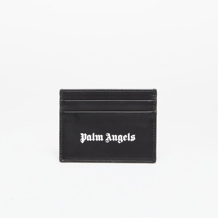 Портфейл Palm Angels Classic Logo Card Holder Black/ White Universal Черно | PMND017C99LEA0021001
