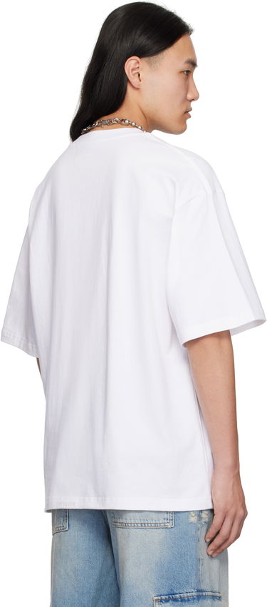 Тениска We11done We11done Sparkle Logo T-Shirt Бяло | WD-TT0-25-741-U-WH, 2