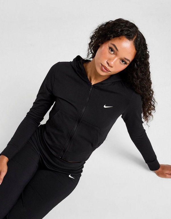 Комплект Nike NSW Fleece Cropped Hoodie & Pants Set Черно | IQ1436-010, 0