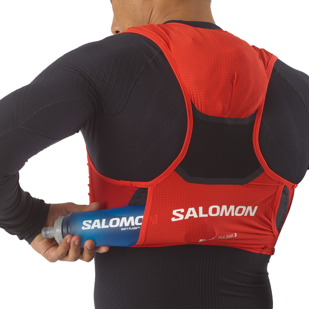 Жилетка Salomon S/LAB PULSAR 3 Hydration Vest Червено | lc2096100, 1