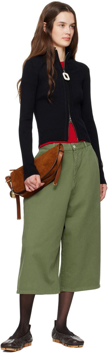 Пуловер JW Anderson JW Anderson Fitted Zip-Up Sweater Черно | KW1353-YN0398, 3