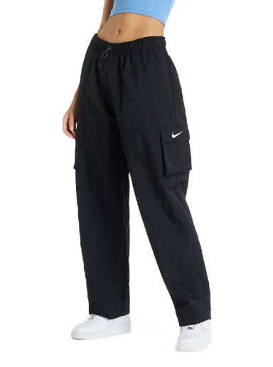 Спортни панталони Nike Sportswear Essential Woven Oversized Pants Черно | DO7209-010