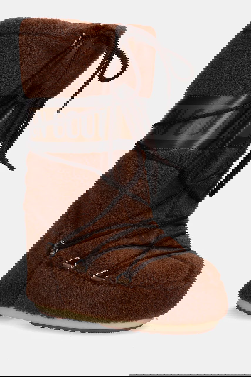 Кецове и обувки Moon Boot MB ICON FLEECE Teddy Boots Кафяво | 80D1403080.M004, 0