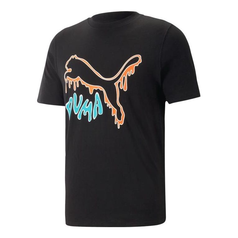 Тениска Puma Melted Cat Graphic T-Shirt Черно | 622554-01, 0