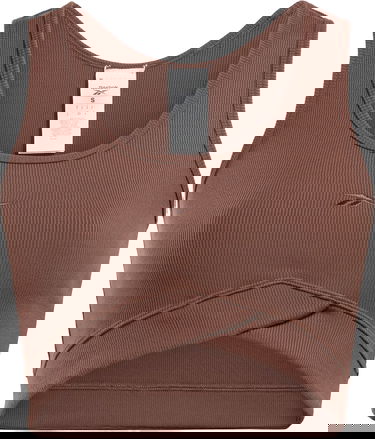 Потник Reebok Reebok Studio Rib Crop Tank Top Кафяво | 100075385, 1