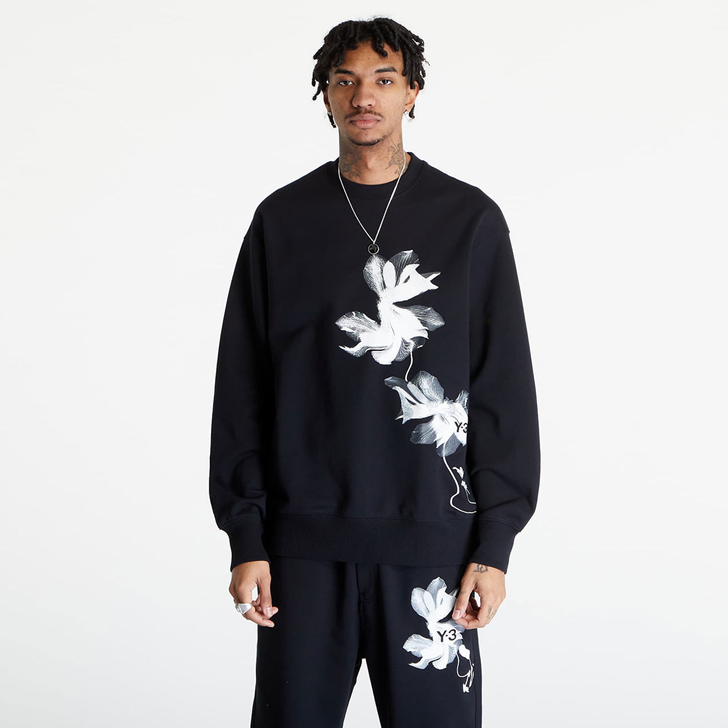 Суитчър Y-3 Graphic French Terry Crewneck Sweatshirt UNISEX Черно | IN4337, 0
