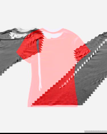 Тениска Ottolinger Cut Out T-Shirt Червено | 11510401501 RED, 2