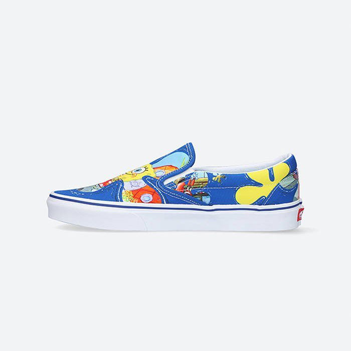 Кецове и обувки Vans SpongeBob Classic Slip-On Синьо | VN0A33TBYZ1, 0