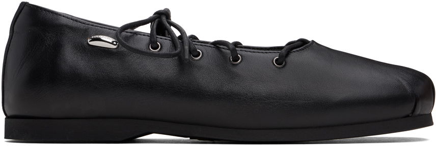 Кецове и обувки OUR LEGACY Laced Slip In Ballerina Flats Черно | A4247LMB, 0