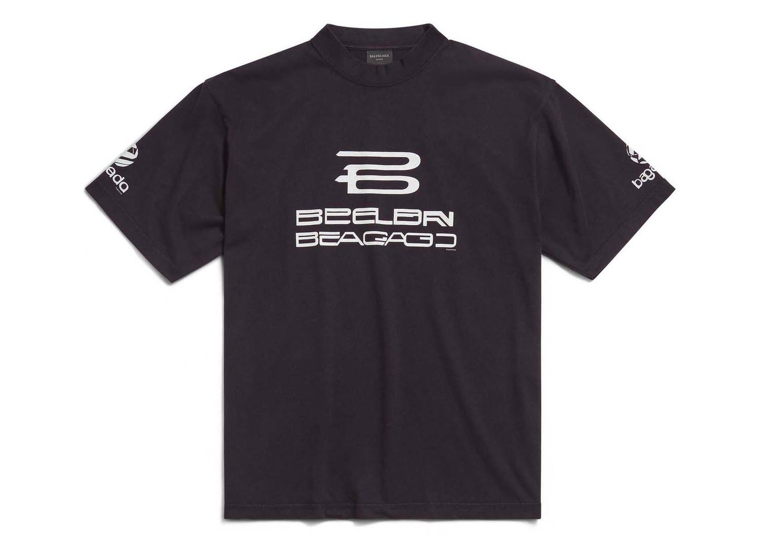 Тениска Balenciaga AI Generated Medium Fit T-shirt Black Черно | 764235 TQVG1, 0