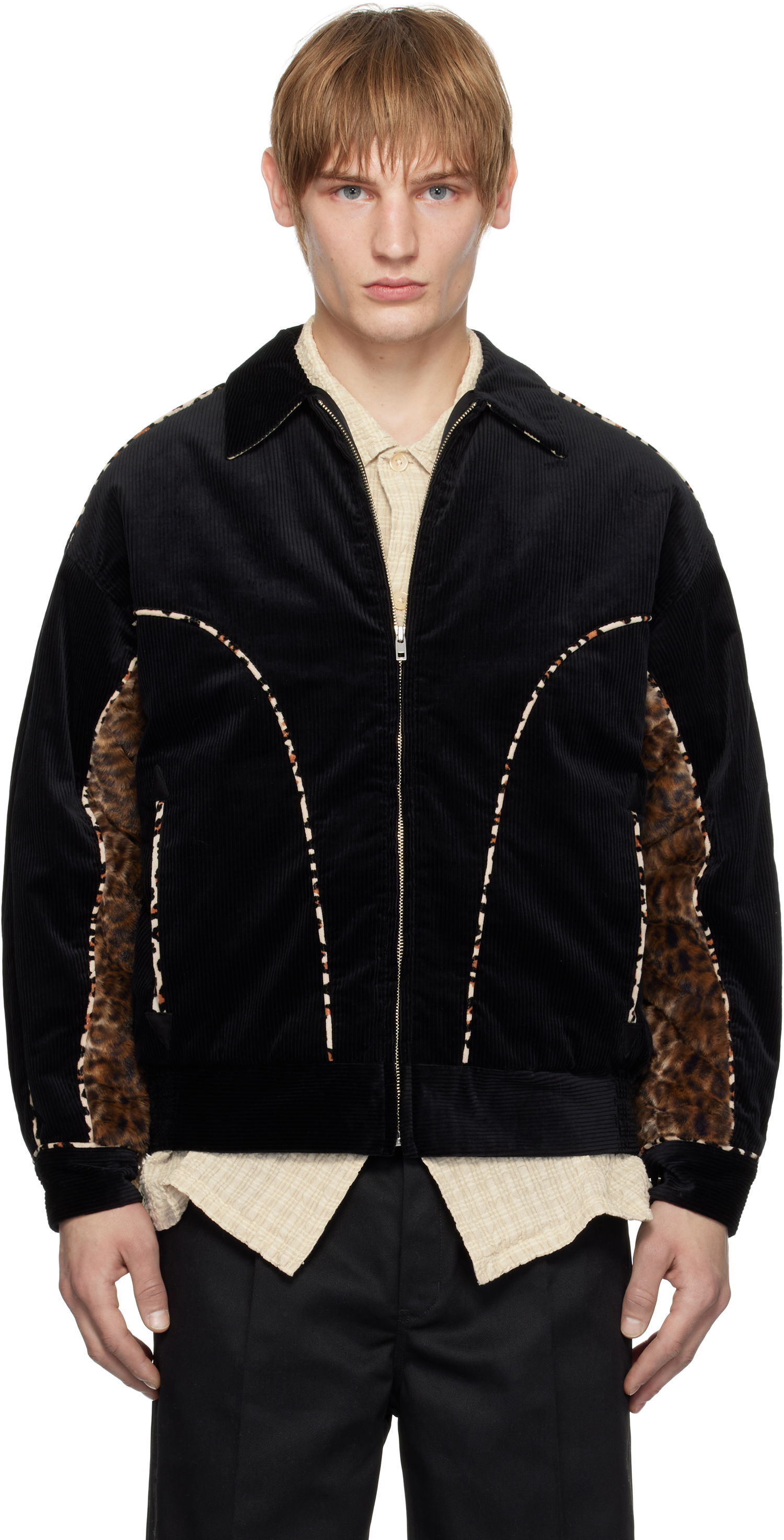 Яке WACKO MARIA Western Corduroy Jacket Черно | 24FW-WMO-BL19, 0