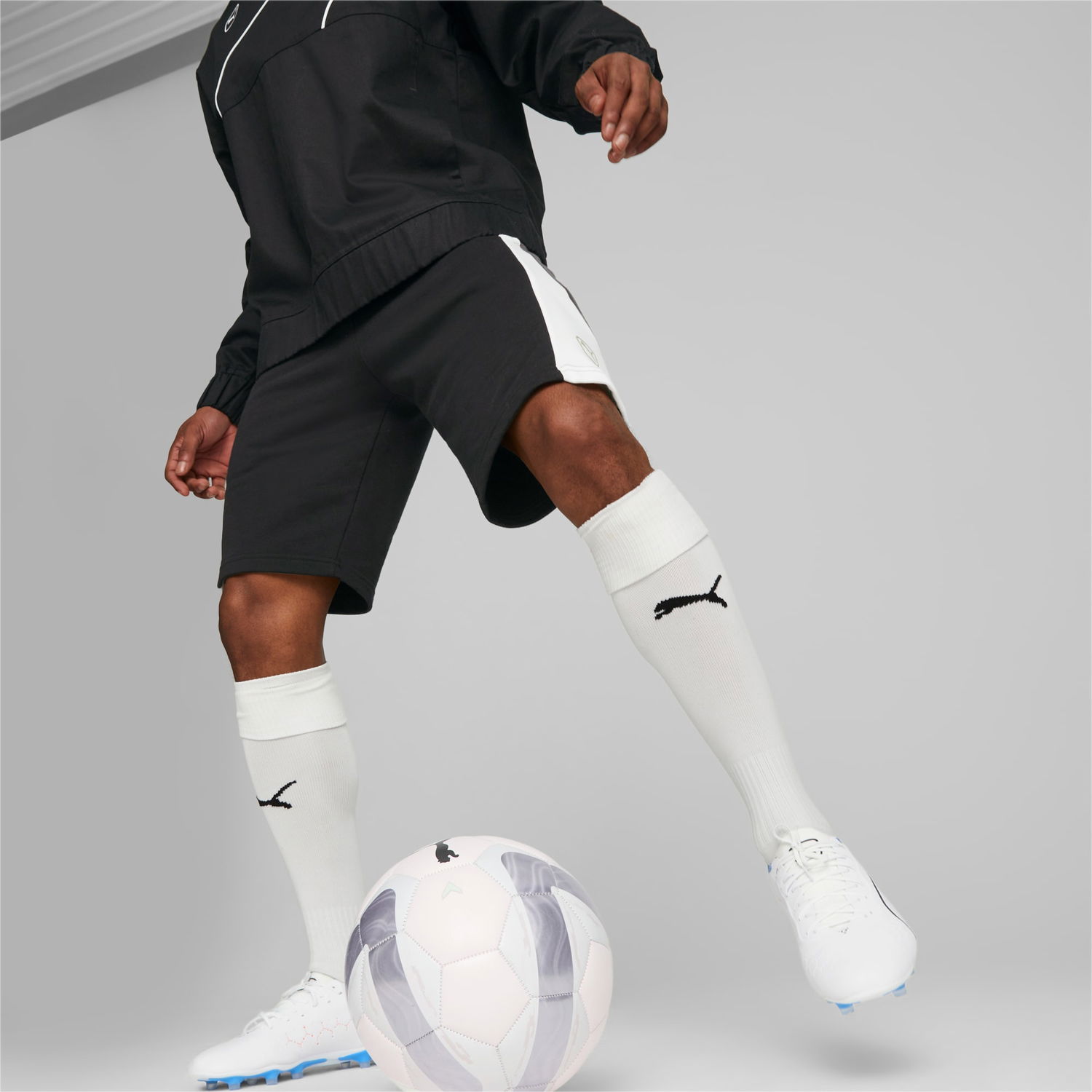 Къси панталони Puma KING Football Sweat Shorts Черно | 658344_03, 1