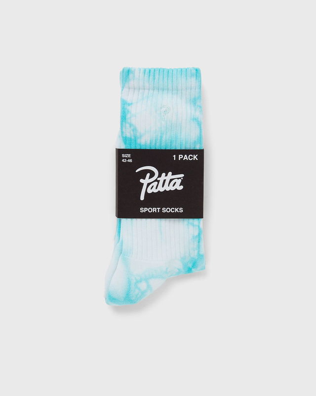 Tie Dye Script Logo Sport Socks