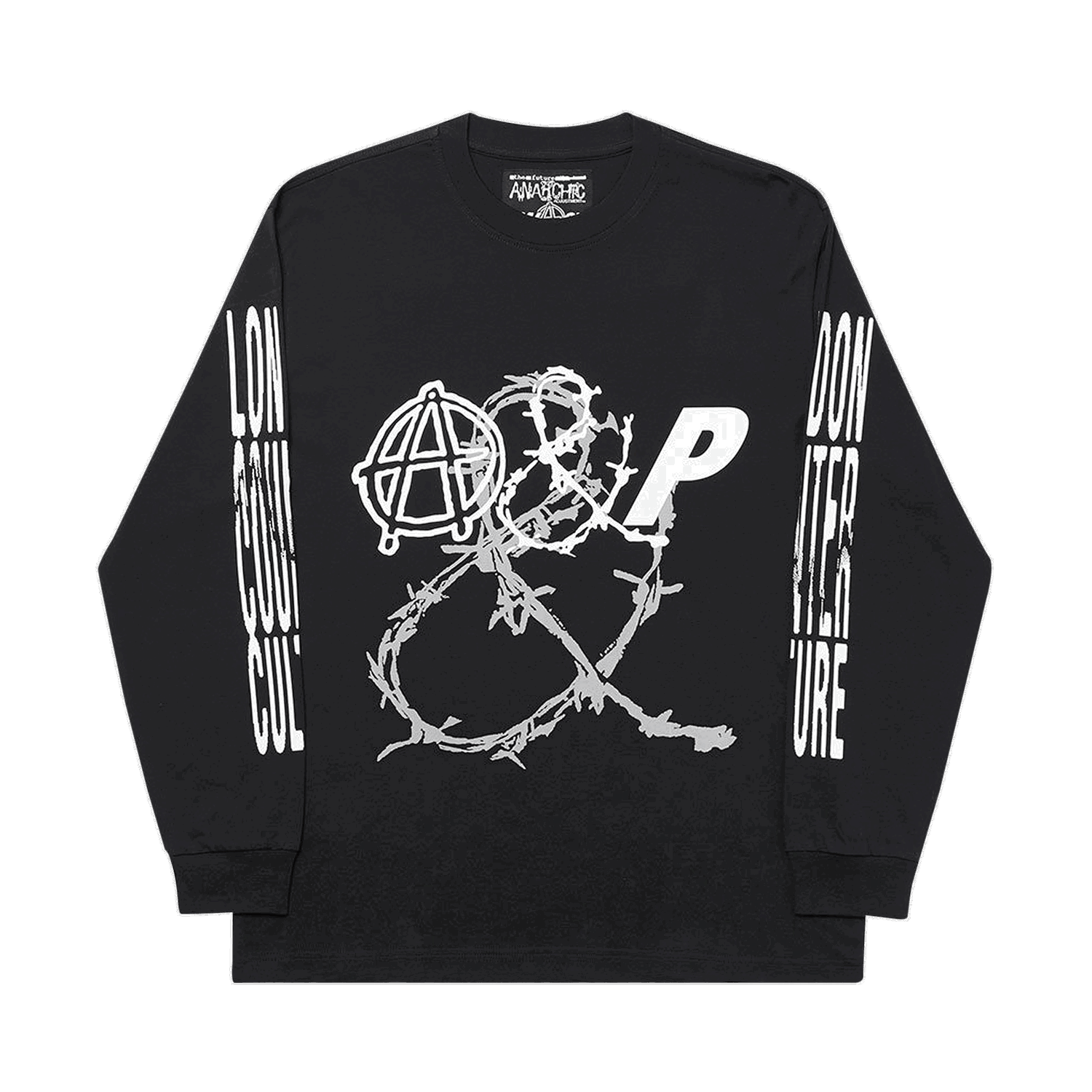 Тениска Palace Counter Culture Long-Sleeve Черно | P18LS030, 0