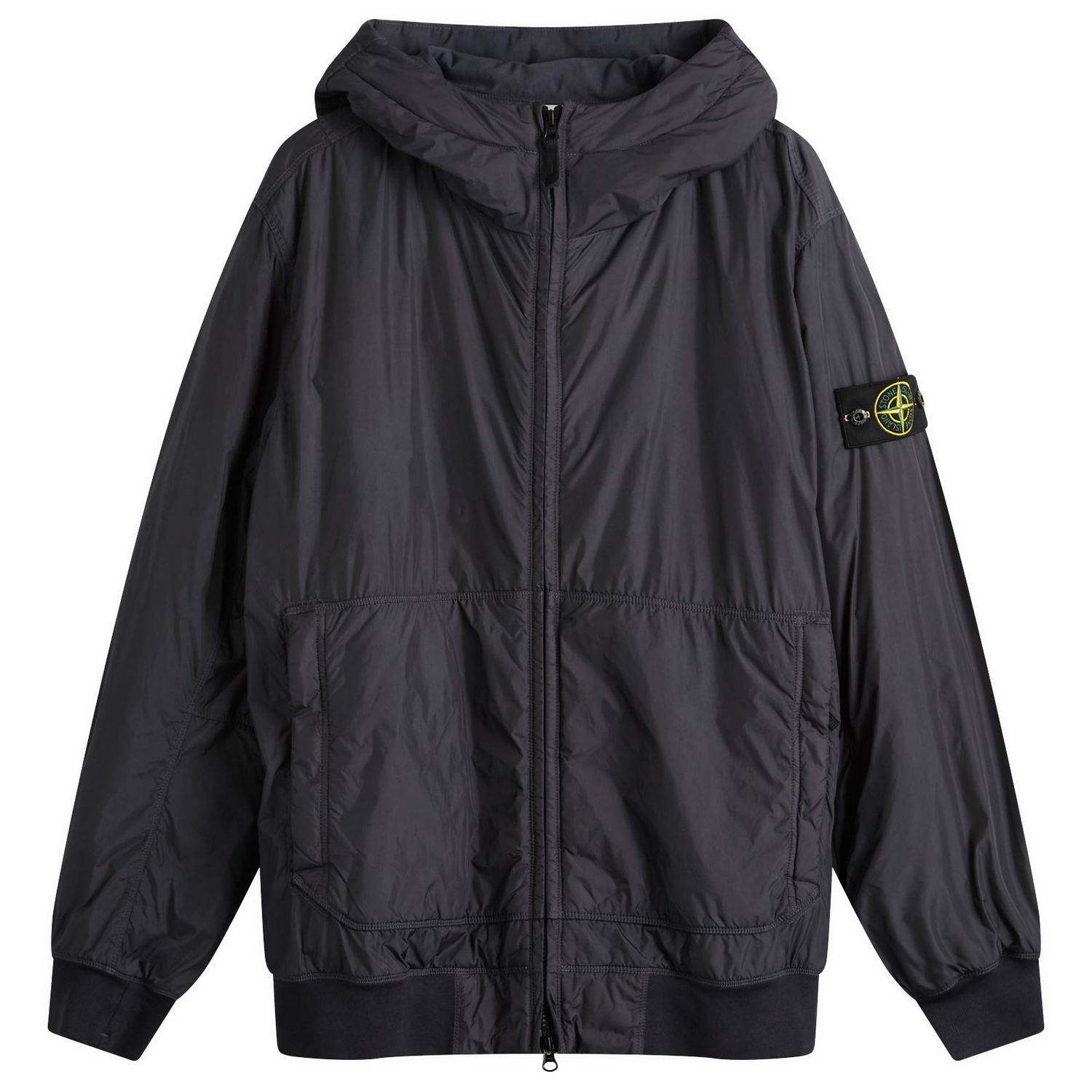 Яке Stone Island Crinkle Reps Nylon Hooded PrimaLoft Jacket, Size Large Черно | K2S154100013-V0026, 0