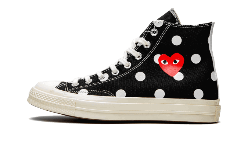 Кецове и обувки Converse Comme des Garçons PLAY x Chuck Taylor All-Star 70s Hi Черно | 157250C, 0
