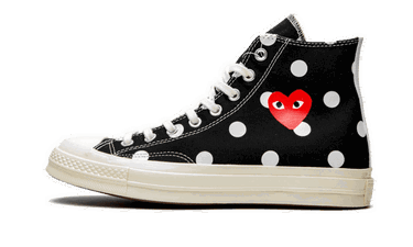 Кецове и обувки Converse Comme des Garçons PLAY x Chuck Taylor All-Star 70s Hi Черно | 157250C, 0