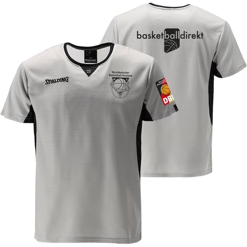 Фланелка Spalding Spalding WBV Referee T-Shirt Сиво | WBV40222001, 0