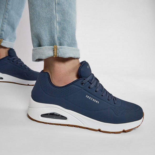 Кецове и обувки Skechers Uno Тъмно синьо | 52458-NVY, 1