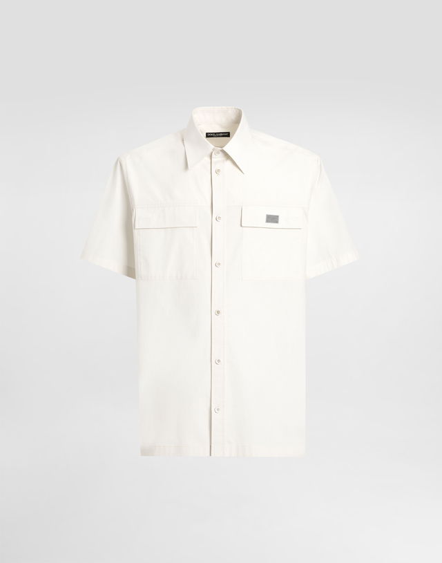Dolce & Gabbana Poplin Short Sleeve Shirt with Tag