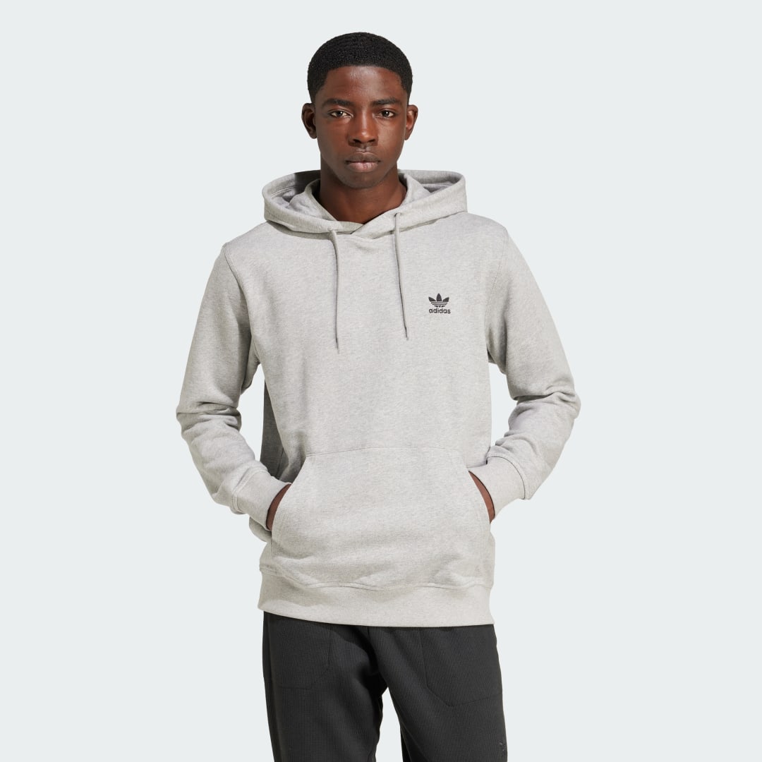 Суитчър adidas Performance Essentials Hoodie Сиво | IX7670, 1