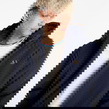 Яке Fred Perry Hooded Brentham Jacket Тъмно синьо | J1304 248, 1