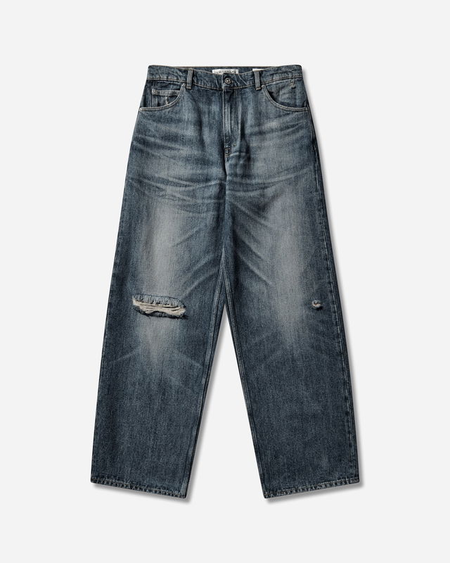 Vast Cut Road Worn Rope Twill Jeans