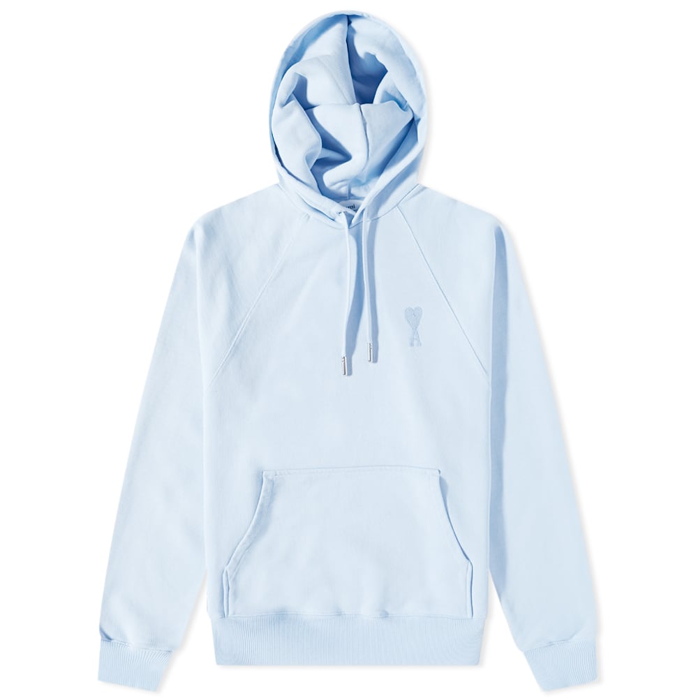 Суитчър AMI Tonal Small A Heart Popover Hoody Синьо | USW204-747-464, 0