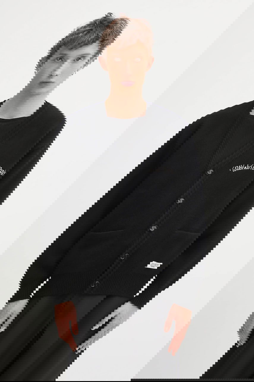 Пуловер WACKO MARIA Wacko Maria Classic Wool Cardigan Черно | 25FW.WMK.KN13, 0