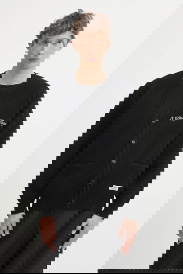 Пуловер WACKO MARIA Wacko Maria Classic Wool Cardigan Черно | 25FW.WMK.KN13, 0