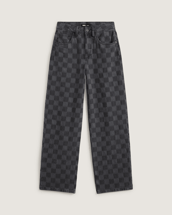 Панталони Vans Sirelle Puddle Checkered Trousers, Size: 32 Черно | VN000Q60EMV, 0