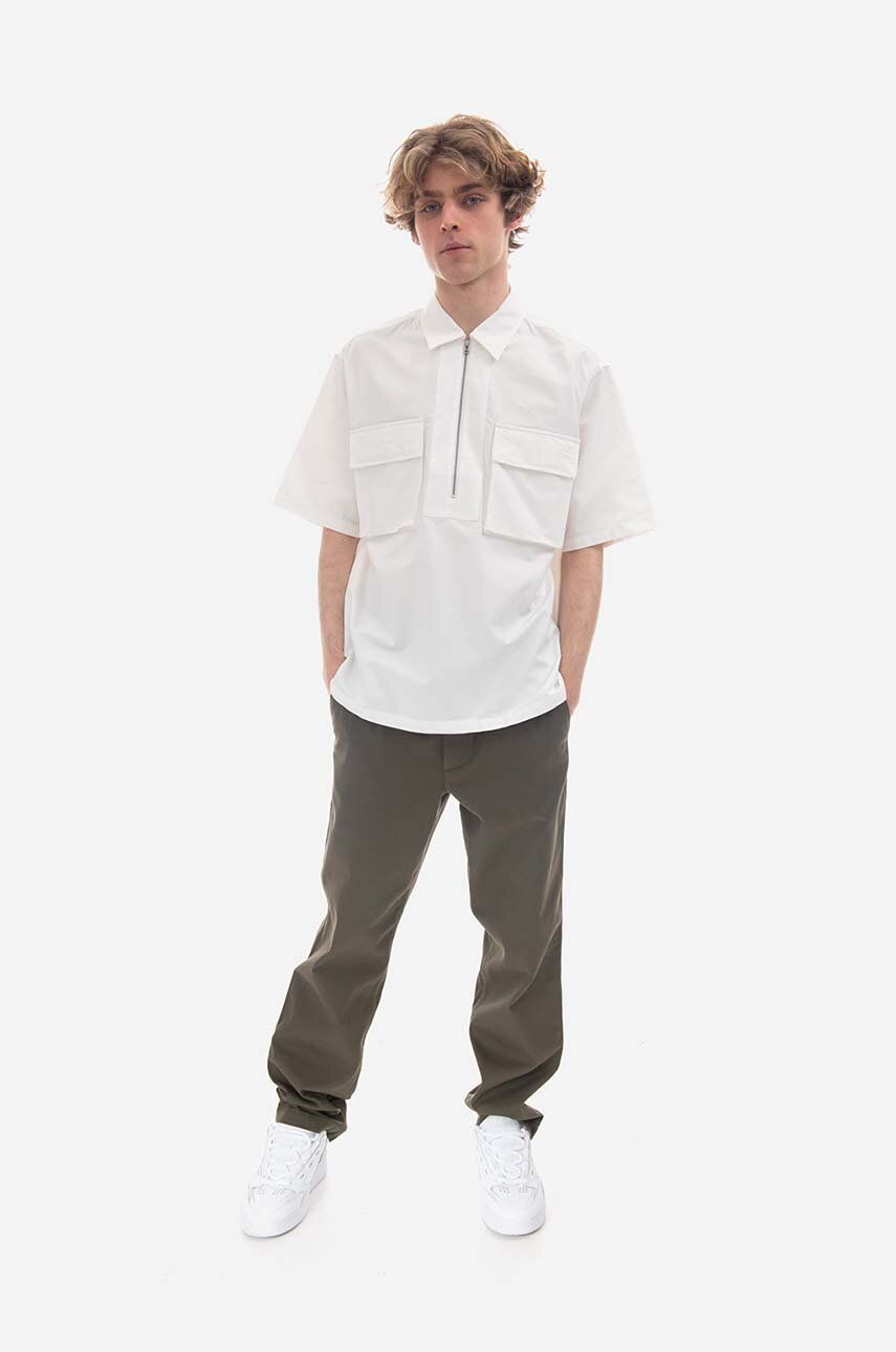 Риза NORSE PROJECTS Ivan Cordura Tab Series Relaxed Shirt Бяло | N40.0610.0001, 1