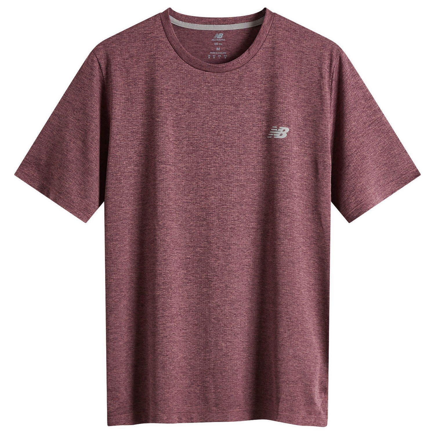 Тениска New Balance Athletic T-Shirt Бургунди | MT41253-FDP, 0