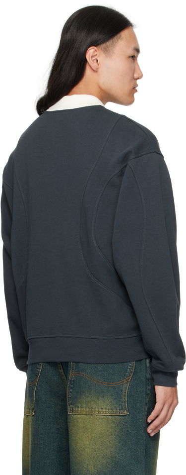 Поло тениска Dime Dime French Terry Rugby Polo Черно | DIMEFA255NVY, 2