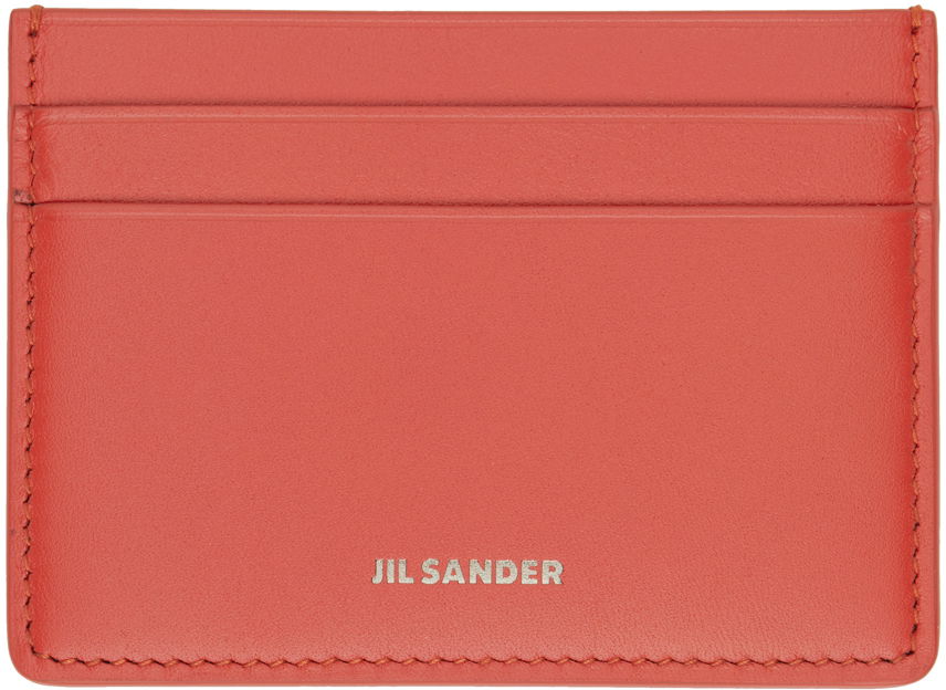 Портфейл Jil Sander Credit Card Holder Розово | J25VL0009_P5458, 0