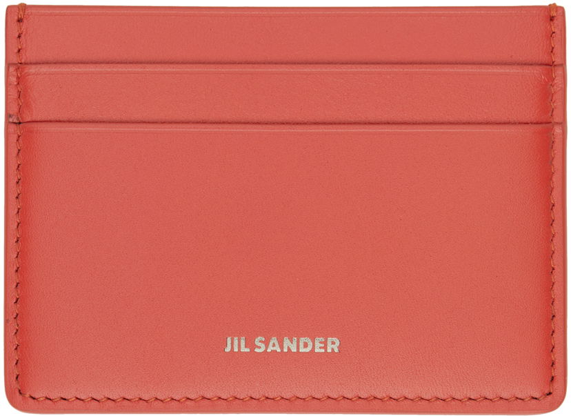 Портфейл Jil Sander Credit Card Holder Розово | J25VL0009_P5458